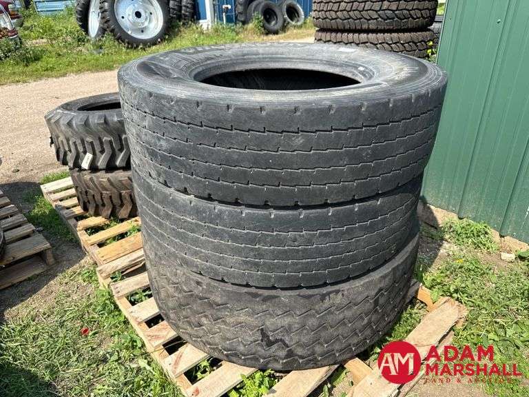 3 Used Semi Tires - R22.5