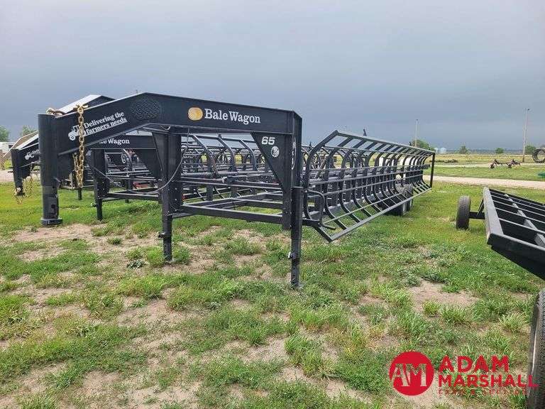 2025  Unused Industrias America  18x4  Bale Hauler Hay Trailer