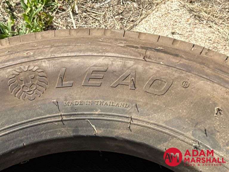 (1) NEW Lead, F816 Tire - 295/75R22.5