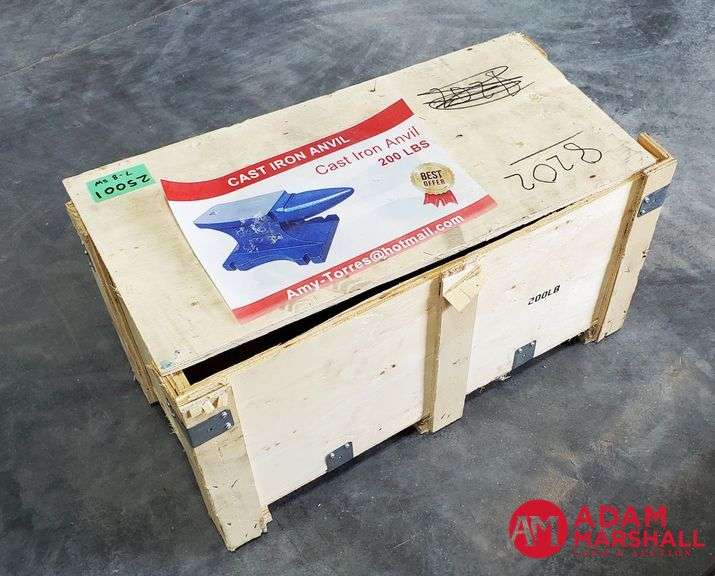 Unused Great Bear Honor 200 LB Cast Iron Anvil