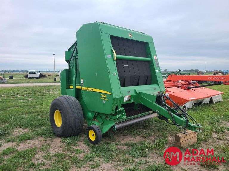2015  John Deere  569  Mega Wide Plus Round Baler