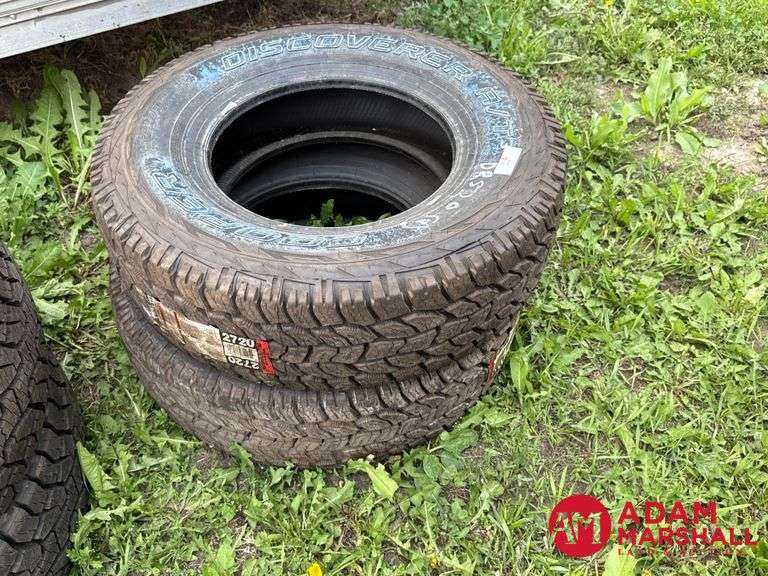 (2) NEW Cooper, Discoverer A/T, Load Range E Tires - LT245/75R16