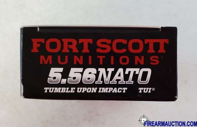 Fort Scot Munitions 5.56 NATO - 70 Gr TUI Solid Copper Spun (5 X 20)