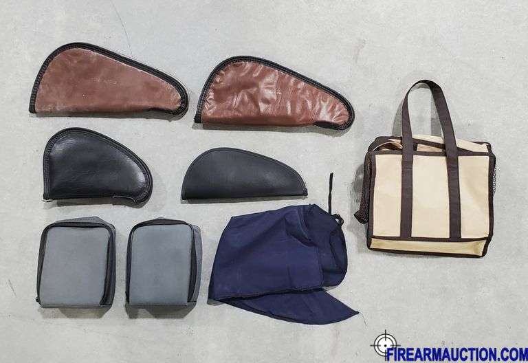 Assorted Handgun Soft Cases, Pouches, Etc