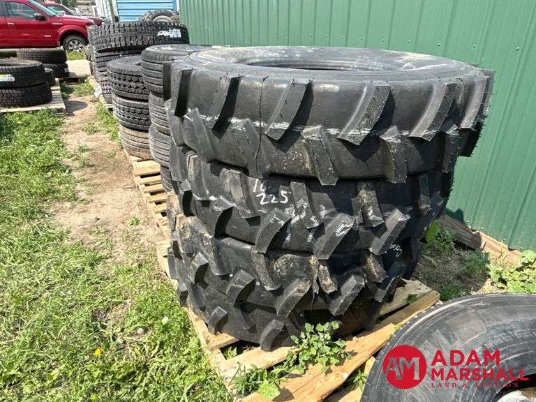 (4) NEW Recap Pivot Irrigation Tires - 11R22.5