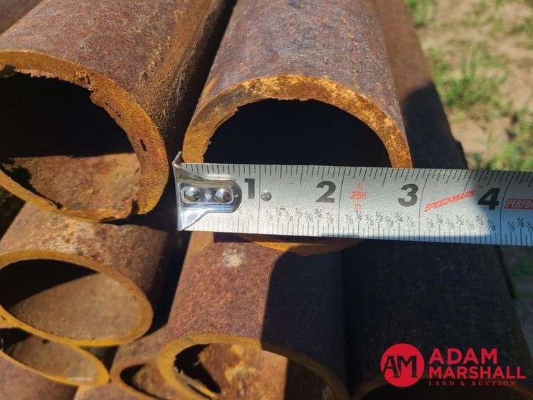 (24)   Steel Pipe   - 10FT L x 2⅞IN