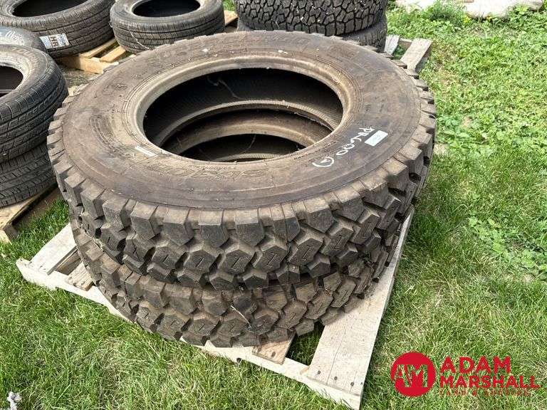 (2) NEW Supercargo, SC306, Load Range H Tires - 11R24.5