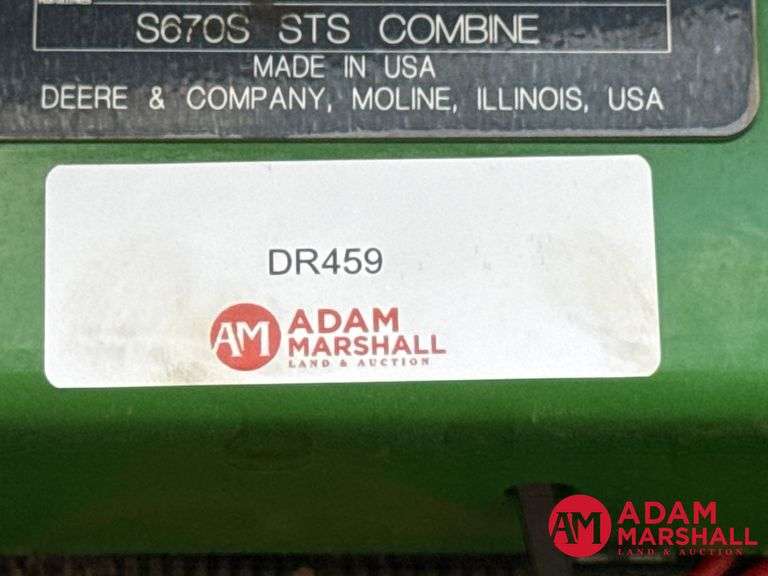 2014  John Deere  S670  Combine