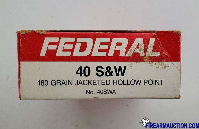 Federal Hi-Power 40 S&W - 180 Gr JHP (3 X 50)