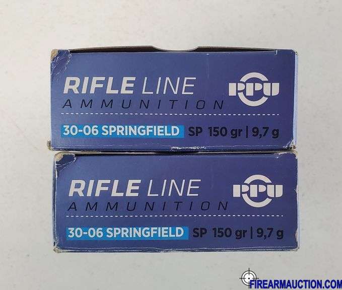 PPU Rifle Line 30-06 Springfield - 150 Gr SP (2 X 20)