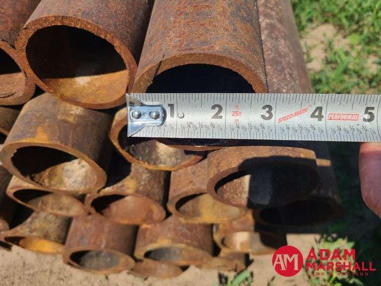 (24)   Steel Pipe   - 10FT L x 2⅞IN