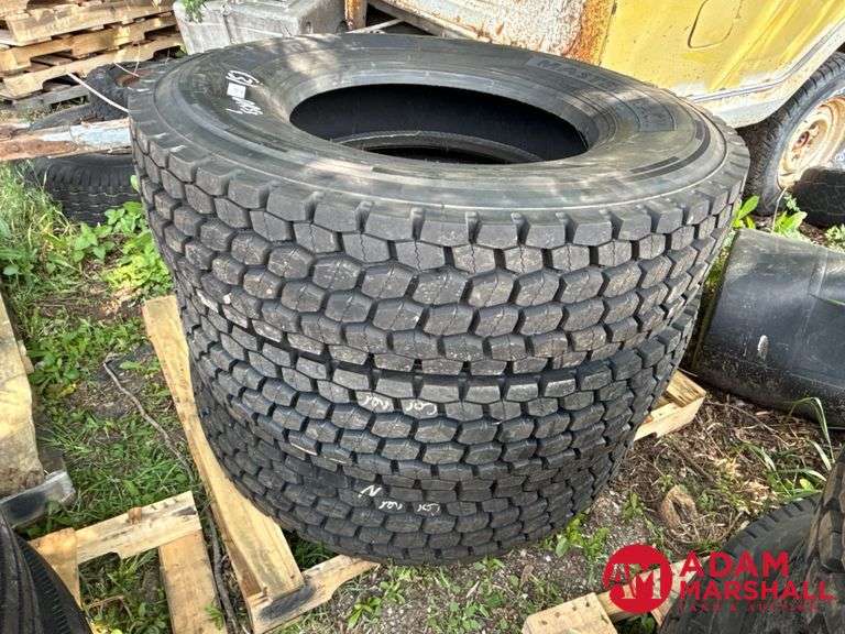 (3) NEW Mastertrack, M-Track Tires - 11R22.5