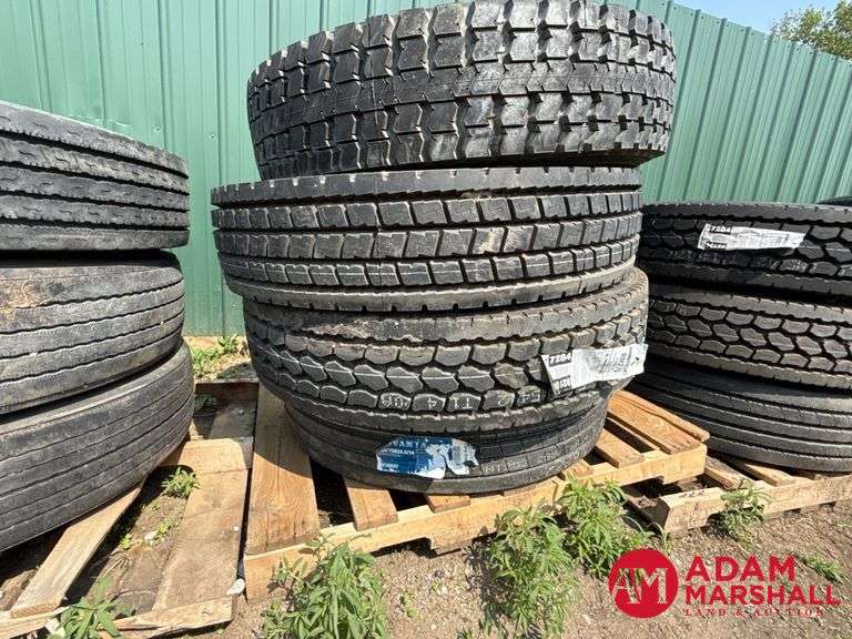 (4) Semi Tires – 3 New, 1 Recap - R24.5