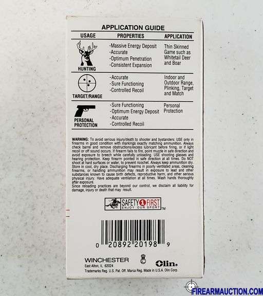 Winchester Target/Range 9 MM Luger - 115 Gr FMJ (4 X 50)
