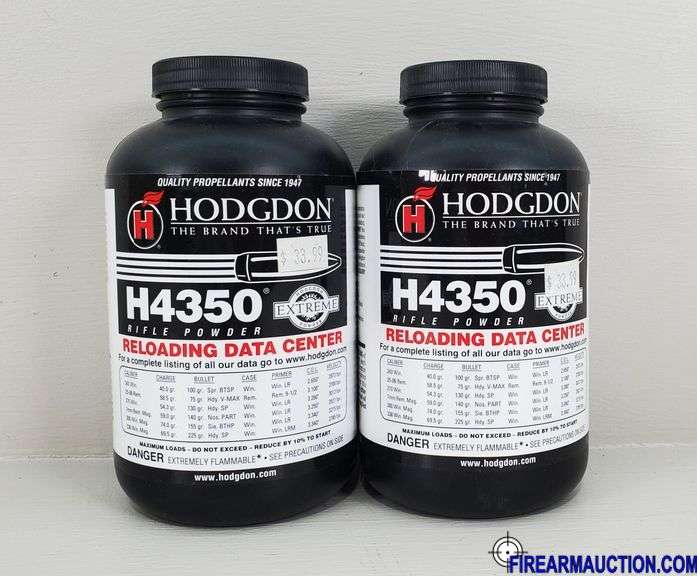 Hodgdon H4350 Rifle Powder (2 X 1 Lb)