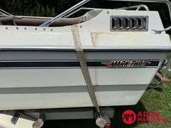 1976  Mark Twain Marin  V-Hull Boat w/Trailer - 16FT