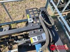 Unused Great Bear Trencher For Skid Steer, 40" depth x 6" width