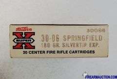 Winchester/Western 30-06 Springfield - 180 Gr Silvertip Expanding (2 X 20)