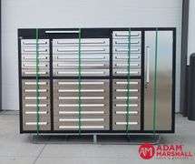 Unused Steelman Tool Box - 35 Drawer, 1 Door + Top Lid Compartment - 85"W X 22.5"D X 57"H