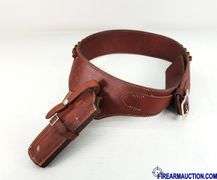 Safariland Leather Revolver Holster (43  22 Cal SA) & Seigle's Gun Belt (361 32 22)