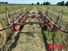 H&S  12 Wheel  Bi-Fold Rake