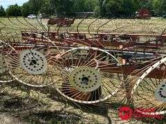 H&S  12 Wheel  Bi-Fold Rake