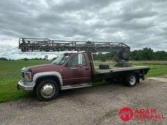 1994  GMC  3500  Sierra HD Ladder Truck - 52FT