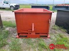 Unused Kit Container Self Dumping Dumpster w/ Fork Pockets