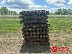 (72) Southern Yellow Pine Copper Treated Posts (sold 72 x bid)
