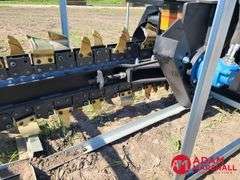 Unused Great Bear Trencher For Skid Steer, 40" depth x 6" width