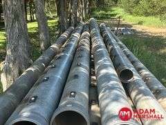 (24) 10IN Aluminum Irrigation Pipe