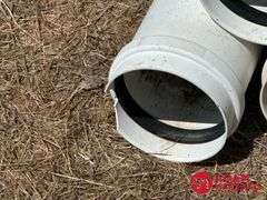 (48) 8IN Plastic Irrigation Pipe