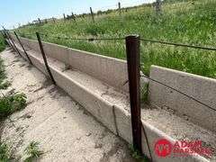 (14) Concrete Feed Bunks - 8FT