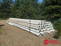 (48) 8IN Plastic Irrigation Pipe