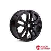 (4) 5-Split Spoke Aluminum-Gloss Black Rims - 19x7.5-Inch