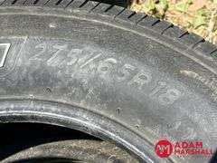 (2) USED Michelin, Primacy Tire - 275/65R18