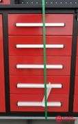 Unused Steelman Tool Box - Red - 18 Drawer & 4 Door, 87"W x 22"D x 67"H