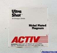 ACTIV 12 GA, 2-3/4", 4 Shot - Field Loads (3 X 25), Long Range (4 X 25), Nickel Plated Mag (3 X 25)