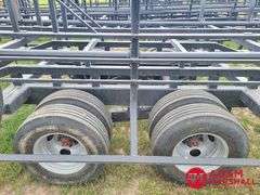 2025  Unused Industrias America  18x4  Bale Hauler Hay Trailer