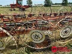H&S  12 Wheel  Bi-Fold Rake