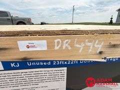 Unused  KJ  22FT x 23FT   Double Garage Metal Building