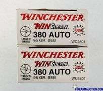Winchester Target/Range WinClean 380 Auto - 95 Gr BEB (2 X 50)