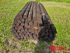 (90) Southern Yellow Pine Creosote Treated Posts