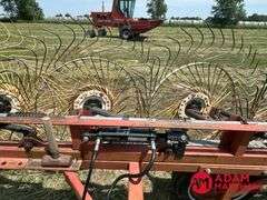 H&S  12 Wheel  Bi-Fold Rake