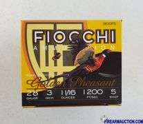Fiocchi Golden Pheasant - 28 GA, 3", 5 Shot (2 X 25)