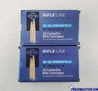 PPU Rifle Line 30-06 Springfield - 150 Gr SP (2 X 20)