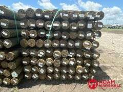 (320) Southern Yellow Pine Copper Treated Posts (sold 320 x bid)