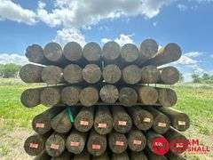 (72) Southern Yellow Pine Copper Treated Posts (sold 72 x bid)