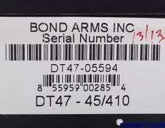 Bond Arms Model DT47 "Trump-Living Legend" Double Barrel Derringer - 45 Colt/410 Bore, 3" - SN:  DT47-05594