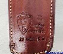 Safariland Leather Revolver Holster (43  22 Cal SA) & Seigle's Gun Belt (361 32 22)